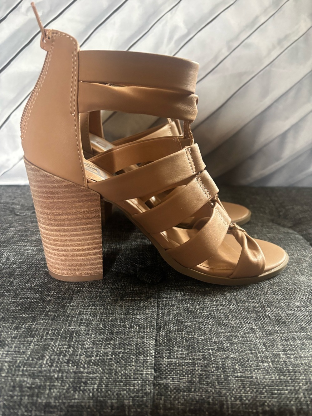 Dolce Vita Brown Strappy Block Heels